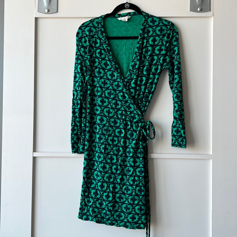 Boden Jersey Wrap Dress (Size: 10 Petite)